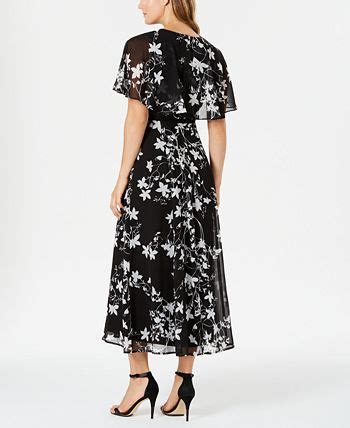 cheap calvin klein flutter-sleeve maxi dress|Calvin Klein flutter maxi dress.